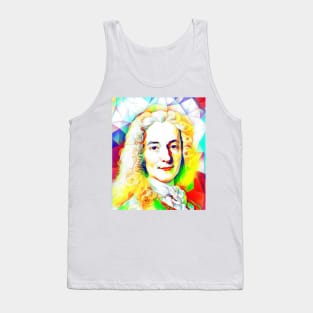 Voltaire Colourful Portrait | Voltaire Artwork 11 Tank Top